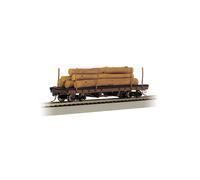 Bachmann Trains ACF 40' Log Car with Logs (1935-1960)