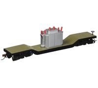 Bachmann Trains Center-Depressed Flat Car con trasformatore