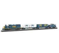Bachmann Trains - Coastliner Ready To Run Electric Train Set - HO Scale