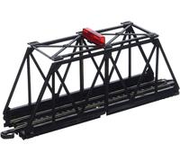Bachmann Trains E-Z TRACK TRUSS BRIDGE with BLINKING LIGHT- HO Scale , Black Med