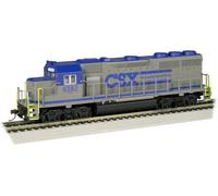 Bachmann Trains - EMD GP40 - Locomotiva equipaggiata con valore sonoro DCC - CSX® #6382 (trasporto CSX®) - Scala HO