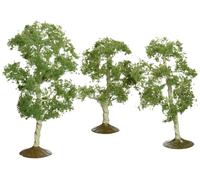 Bachmann Trains - SCENE SCAPES - 3"- 4" ASPEN TREES (3 per box) - HO Scale