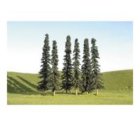 Bachmann Trains - SCENE SCAPES - 8"- 10" CONIFER TREES (3 per box) - O Scale