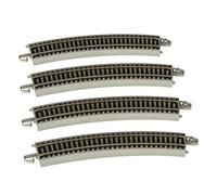 Bachmann Trains Snap-Fit E-Z Track 22 Radius Curved Track (4/Card)