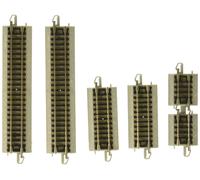 Bachmann Trains - Snap-Fit E-Z TRACK ASST. SECTIONS STRAIGHT TRACK (2 each 4.50"
