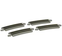 Bachmann Trains Snap-Fit E-Z Track Half Section 45,7 cm Radius Curved Track (4/C