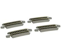 Bachmann Trains - Snap-Fit E-Z TRACK ONE-THIRD SECTION 18” RADIUS CURVED (4/card