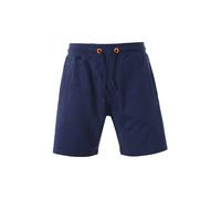 Baci & Abbracci Bermuda da uomo in cotone con coulisse - blu scuro