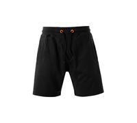 Baci & Abbracci Bermuda da uomo in cotone con coulisse - nero