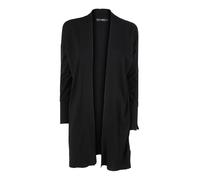 Baci & Abbracci Cardigan donna aperto in maglia - nero