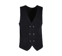 Baci & Abbracci Gilet in maglia da uomo a doppiopetto