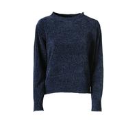 Baci & Abbracci Maglione donna in ciniglia - blu