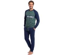 Baci & Abbracci Pigiama Lungo Invernale da Uomo, 100% Cotone Caldo