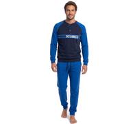 Baci & Abbracci Pigiama Lungo Invernale da Uomo, 100% Cotone Caldo