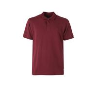 Baci & Abbracci Polo da uomo a maniche corte in cotone - bordeaux