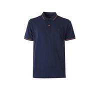 Baci & Abbracci Polo da uomo in cotone a maniche corte con logo davanti e dietro