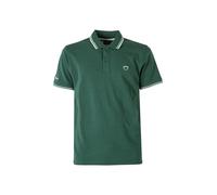 Baci & Abbracci Polo da uomo in cotone a maniche corte - verde