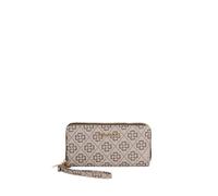 Baci & Abbracci Portafoglio rettangolare da donna con doppia zip - marrone