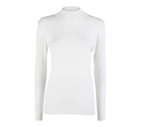 Baci & Abbracci Pullover donna lupetto in maglia - bianco
