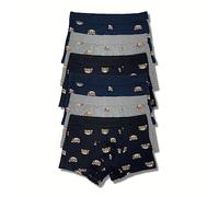Baci & Abbracci Set 6 Boxer Uomo Cotone Elasticizzato Mutande Uomo Cotone