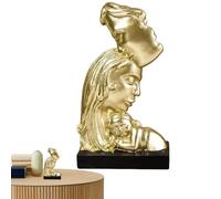 Baci coppia di statue d'amore, statuine in resina, scultura d'arte astratta, soggiorno, sala da pranzo, decorazione da scrivania, libreria, decorazione per la casa, regali di nozze, centrotavola,