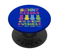 Baci da coniglio e auguri di primavera PopSockets PopGrip Adesivo
