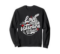 Baci d'Amore e Auguri di San Valentino Felpa