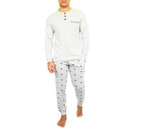 Baci e Abbracci Pigiama Uomo Invernale Lungo 100% Caldo Cotone Interlock in Scatola Pigiama Uomo Cotone Lungo Adulto Ragazzo Fantasie Eleganti