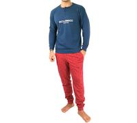 Baci e Abbracci Pigiama Uomo Invernale Lungo 100% Caldo Cotone Interlock in Scatola Pigiama Uomo Cotone Lungo Adulto Ragazzo Fantasie Eleganti