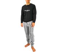 Baci e Abbracci Pigiama Uomo Invernale Lungo 100% Caldo Cotone Interlock in Scatola Pigiama Uomo Cotone Lungo Adulto Ragazzo Fantasie Eleganti