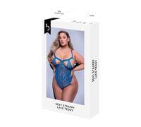 Baci Lingerie Set Lingerie Lace Teddy Blu (Queen)