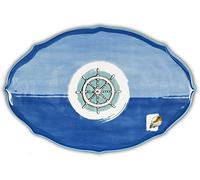 Baci Milano Collezione COASTAL Piatto ovale piccolo Porcellana - 30,5 x 20 cm