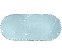 Baci Milano Collezione JOKE TABLE & KITCHEN Piatto a servire ovale Melamina - 53 x 24 cm Colore azzuro aqua
