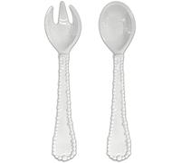 Baci Milano Collezione Joke Table & Kitchen Posate Insalata Melamina - 30 x 7 cm Colore Bianco