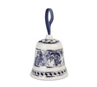 Baci Milano decorazioni di Natale Campana piccola in porcellana collezione Versailles