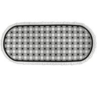 Baci Milano Optical - Piatto a servire grande in melamina - 53 x 24 cm Optical - Piatto a servire grande in melamina - 53 x 24 cm