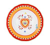 Baci Milano Mamma mia, Piatto fondo porcellana cuore Ø22 cm Mamma mia, Piatto fondo porcellana cuore Ø22 cm