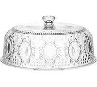 BACI MILANO - Piatto torta con cupola Baroque and Rock, colore trasparente