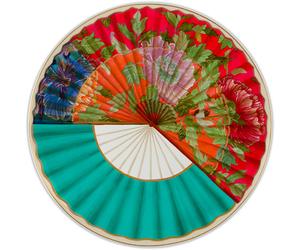 Baci Milano Set 6 pezzi piatti piani in porcellana dal design moderno ed elegant