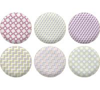 Baci Milano SET 6 PIATTI PIANI CM.21 - FIRENZE PLA3.FIR01-6 DECORI DIVERSI