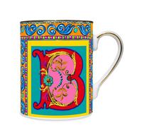 BACI MILANO TAZZA MUG 400 ML CON INIZIALE IN PORCELLANA - ORTIGIA