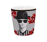 BACI MILANO TAZZINA CAFFE ESPRESSO MR. BLACK IN PORCELLANA