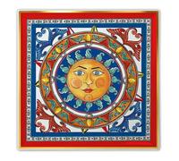 Baci Milano Vassoio Gourmet Svuotatasche Sole Mio in porcellana 11x11 cm