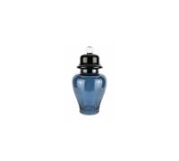 Baci Milano Vesti la tavola (fashion blu) - potiche in vetro ø 16cm h 31cm Vesti la tavola (fashion blu) - Potiche in vetro Ø 16cm H 31cm