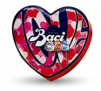 Baci Perugina Latta Cuori con 8 Cioccolatini, Caramellato alle Mandorle, Classico, Latte Senza Glutine da 100g | Idea Regalo San Valentino