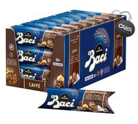 Baci Perugina al Caffe Avvolgente Praline di Cioccolato Fondente Extra con Nocciole e Estratto di Caffe 21 Tubi 37,5gr con 5 TUBI OMAGGIO DA 125G