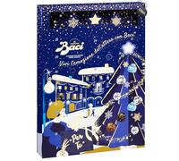Baci Perugina Calendario dell'Avvento 2024 con Cioccolatini Fondente Luisa, Latte vellutato, Fondente 70% Intenso, Caffe' avvolgente e Perle 278g con Portachiavi CAIYA®
