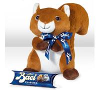 Baci Perugina Peluche Scoiattolo con Cioccolatini Classico Fondente Luisa, Idea Regalo, 37,5 Grammi