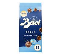 BACI PERUGINA Perle Latte Cioccolatini al Latte ripieni alle Nocciole, Sacchetto 154g