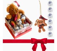 Baci Perugina Regalo Festa Della Donna -San Valentino 2024- Cofanetto + Pupazzo Appendibile + Baci Perugina 2x37,5 gr + Omaggio (Quadrato piccolo)